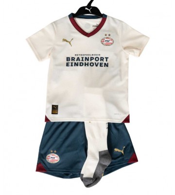 PSV Eindhoven Segunda Equipación Niños 2023-24 Manga Corta (+ Pantalones cortos)